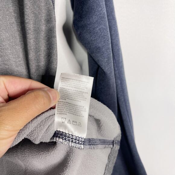 Pro Edge Womens Small S Gray Blue Notre Dame 1/4 Zip Fleece Pullover Colorblock - Picture 8 of 8